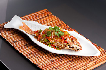 Image showing Thai Tamarind Red Snapper