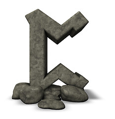 Image showing stone rune