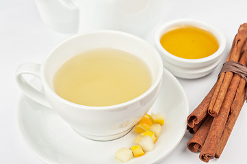 Image showing berries  tea