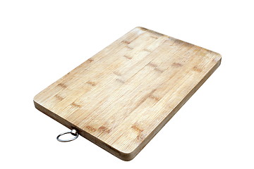 Image showing isolated bamboo cutting board