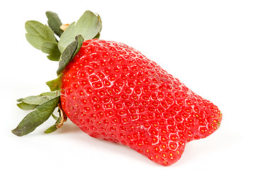 Image showing fresh strawberry isolated on white