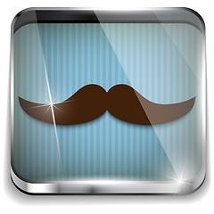 Image showing Happy Father Day Mustache Gift