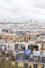 Image showing rooftops of Paris France Europe cityscape from Basilica of the S