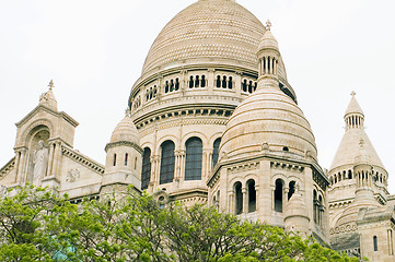 Image showing architectual detail Basilica of Sacred Heart Sacre Coeur in Mont