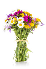 Image showing Beautiful bouquet of  wildflowers