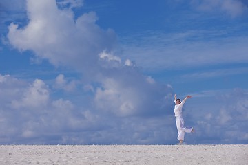 Image showing happy woman at summer