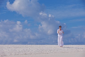 Image showing happy woman at summer