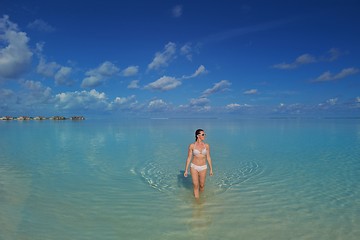 Image showing happy woman at summer