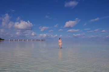 Image showing happy woman at summer