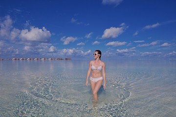 Image showing happy woman at summer