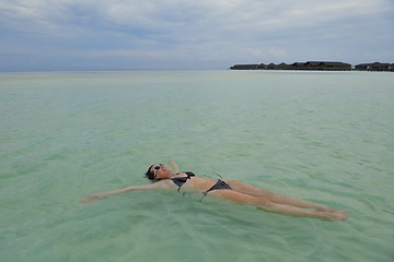 Image showing happy woman at summer