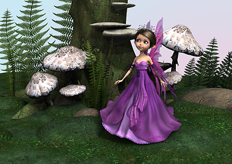 Image showing Fairy in Woodland