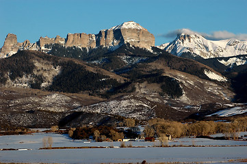 Image showing Winter on the Ranch