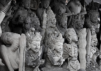 Image showing Religious stone statues. Indonesia, Bali