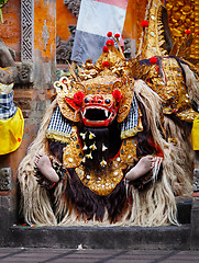 Image showing Barong costume - traditional Balinese theater