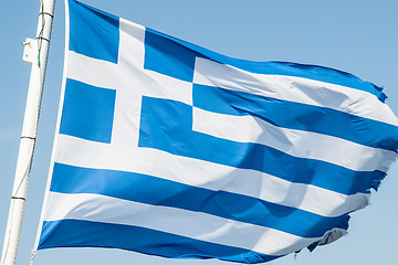 Image showing Greeg flag waving