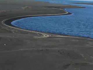 Image showing Volcanic seashore