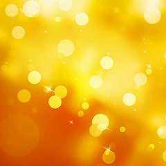 Image showing Glittery gold Christmas background. EPS 10