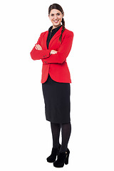 Image showing Successful businesswoman in formals