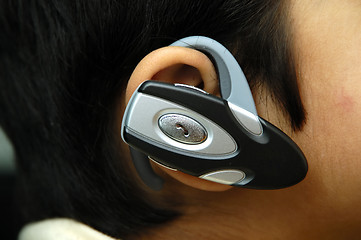 Image showing Bluetooth headset