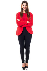 Image showing Successful businesswoman in formals