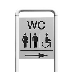 Image showing Toilet sign