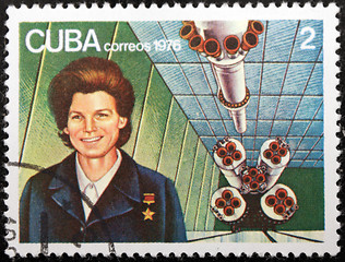 Image showing Valentina Tereshkova Stamp