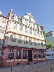 Image showing Goethe Haus, Frankfurt