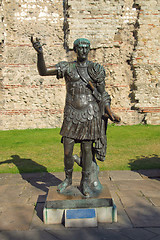 Image showing Emperor Trajan Statue