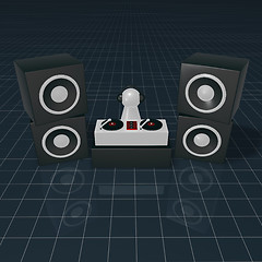 Image showing disc jockey