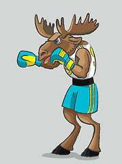 Image showing Elk - boxer