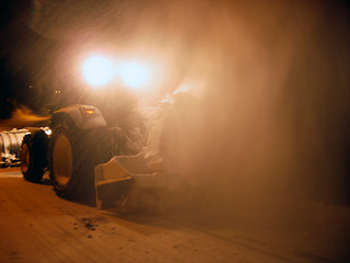 Image showing Snowblowing