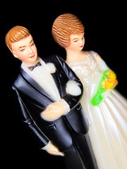 Image showing Wedding cake topper