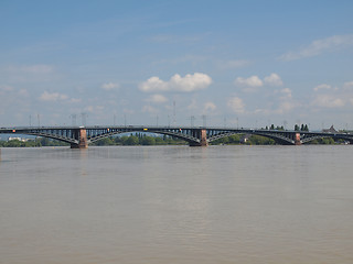 Image showing Rhine river in Mainz