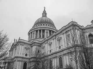 Image showing St Paul Cathedral London