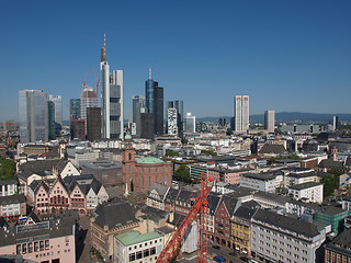 Image showing Aerial view of Frankfurt