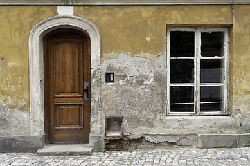 Image showing Old house facade.