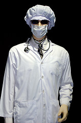 Image showing Doctor over Black Background