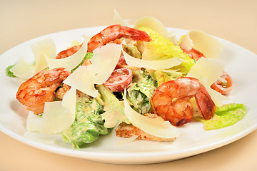 Image showing Shrimp Caesar Salad