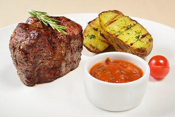 Image showing Beef steak