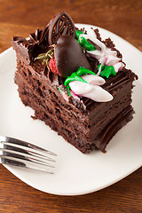 Image showing Chocolate Cake Slice
