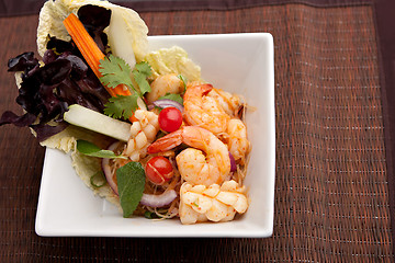 Image showing Thailand Style Seafood Salad