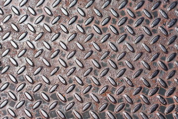 Image showing Real Steel Diamond Plate Texture