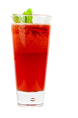 Image showing strawberry cold tea