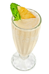 Image showing pineapple milk cocktail