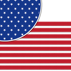 Image showing American flag background with stars symbolizing 4th july indepen