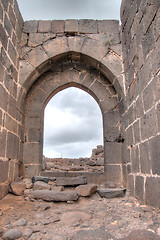 Image showing Belvoir castle ruins in Galilee