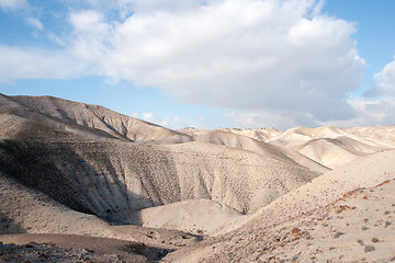 Image showing Hiking in judean desert