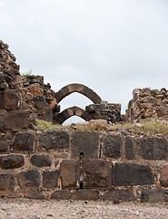 Image showing Belvoir castle ruins in Galilee