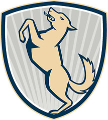 Image showing Prancing Dog Side Shield 